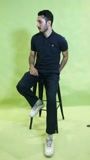 Black Polo Shirt for Men