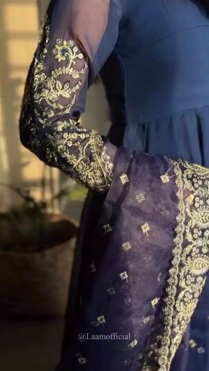 Navy blue Pishwas for Women
