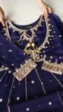 Navy blue Anarkali for Women