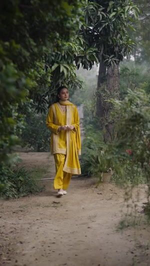 Yellow Kurta Set for Women