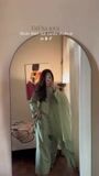 Pastel green Kurta Set for Women