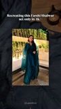 Teal Kurta Set for Women