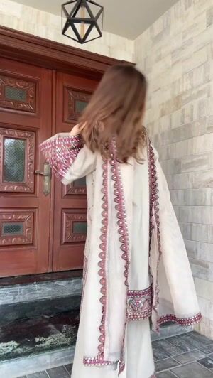 Beige Kurta Set for Women