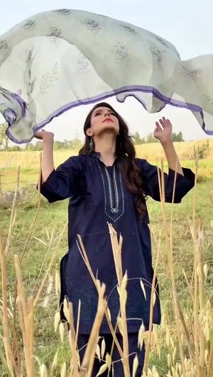 Navy blue Kurta Set for Women