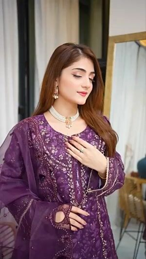 Purple Kurta Set for Women