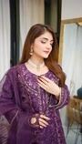 Purple Kurta Set for Women