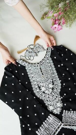 Black Gharara for Women