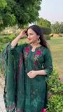 Green Kurta Set for Women