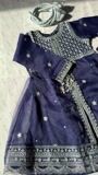 Sapphire blue Pishwas for Girl
