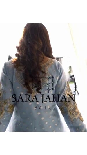 Ice blue Gharara for Women