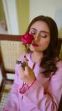 Baby pink Kurta Set for Women