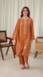 Orange Kurta Set for Women