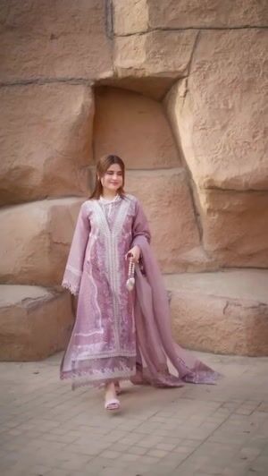 Purple taupe Unstitched for Women
