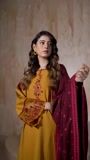 Mustard Kurta Set for Women