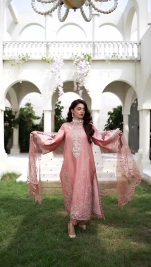 Pink Kurta Set for Women