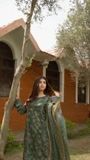 Bottle green Kurta Set for Women