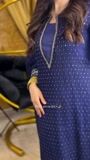 Navy blue Kurta Set for Women