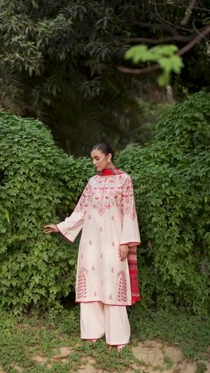 Baby pink Kurta Set for Women