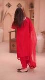 Red Kurta Set for Women