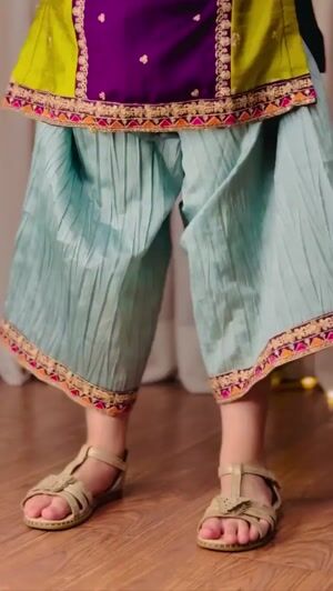 Purple Kurta Set for Girl