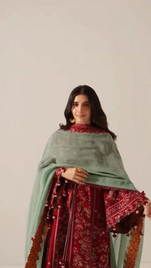 Maroon Unstitched for Women