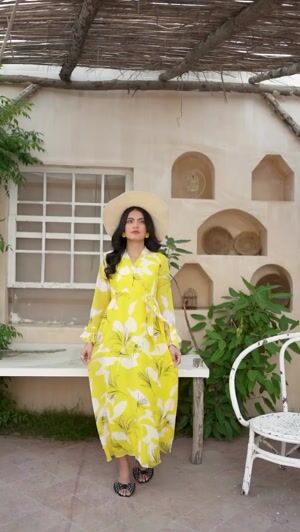 Yellow Dress for Women
