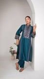 Teal Kurta Set for Women