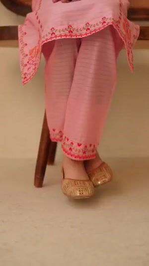 Baby pink Kurta Set for Girl