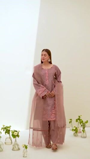 Mauve Kurta Set for Women
