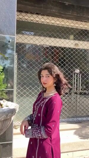 Maroon Kurta Set for Women