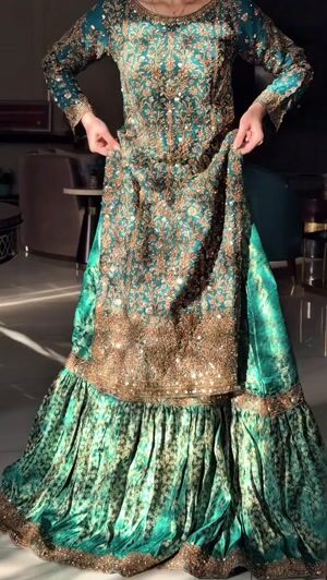 Teal Lehenga for Women