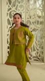 Green Kurta Set for Girl
