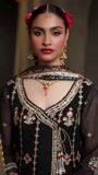 Black Angrakha for Women