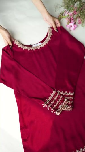 Red Gharara for Girl