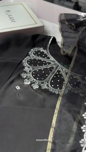 Black Kurta Set for Women