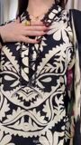Black Kurta Set for Women