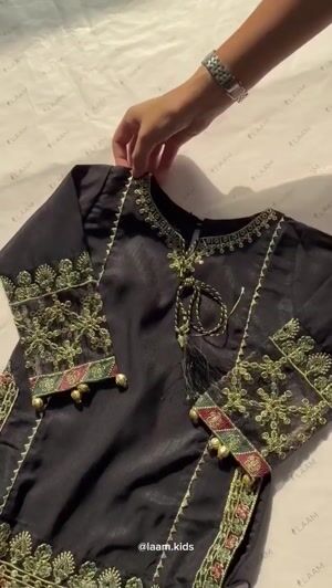 Black Gharara for Girl