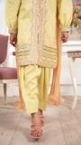 Light yellow Kurta Set for Women