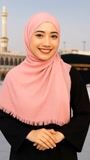 Tea rose pink Hijab for Women