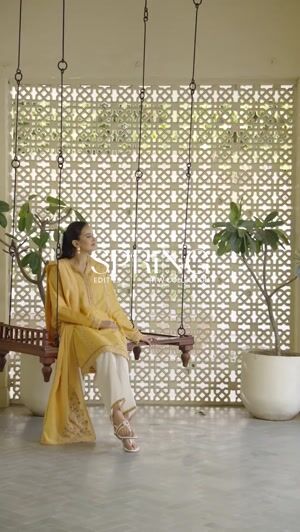 Pumpkin orange Kurta Set for Women