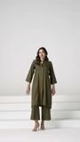 Olive green Co ord Sets for Women