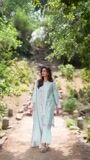 Ice blue Kurta Set for Women
