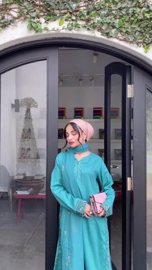 Teal Kurta Set for Women