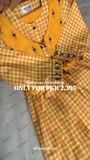 Yellow Short Frock for Girl