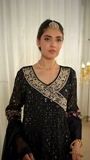 Black Angrakha for Women
