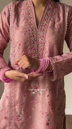 Pink Kurta Set for Women