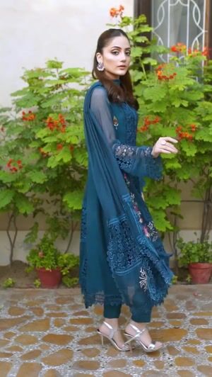 Blue Kurta Set for Women