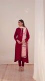 Maroon Pishwas for Women