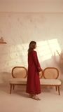 Maroon Kurta Set for Women