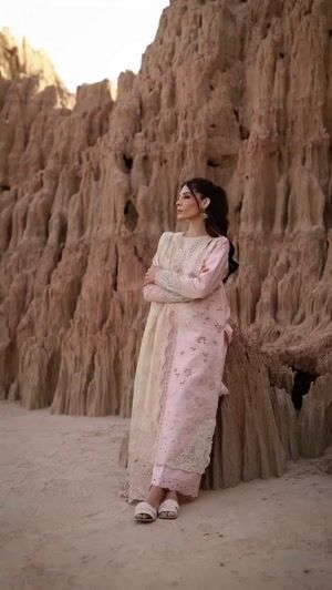 Light pink Kurta Set for Women